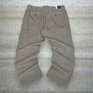 Vintage Y2K Chaps Corduroy Pants 38x30 Baggy Wide Leg Fit Tan Cotton NWT